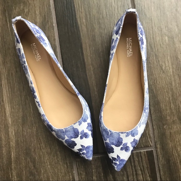 MICHAEL Michael Kors Shoes - MICHAEL Michael Kors Arianna Blue Floral Flats 7.5
